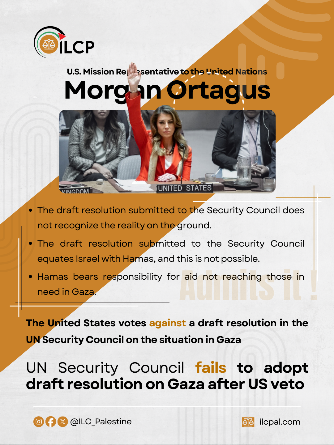 تصريح ممثلة الولايات المتحدة لدى الأمم المتحدة