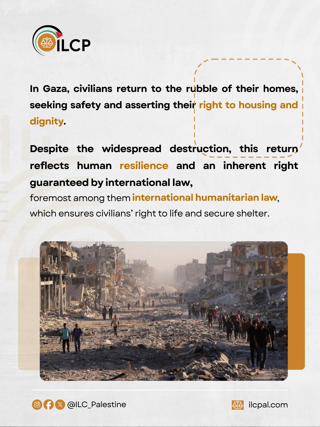 منازلهم المدمرة